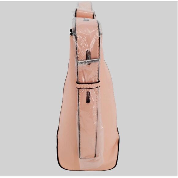 French Connection Mellow Peach Olympia Bucket Shoulder Bag - Picture 4 of 8